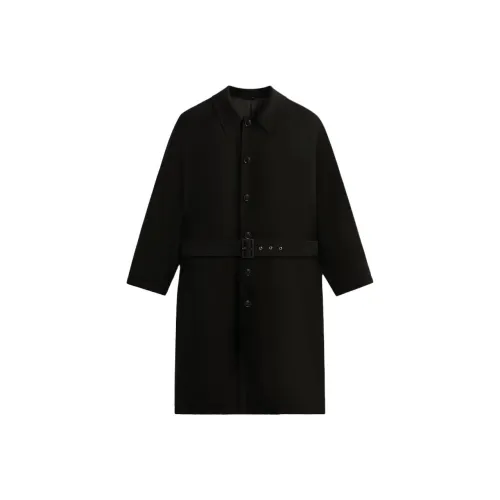 KITH x GIORGIO ARMANI FW24 Пальто Мужское Черное