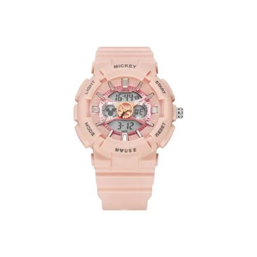 Disney Mickey Электронные + кварцевые часы с TPU ремешком унисекс серый циферблат
