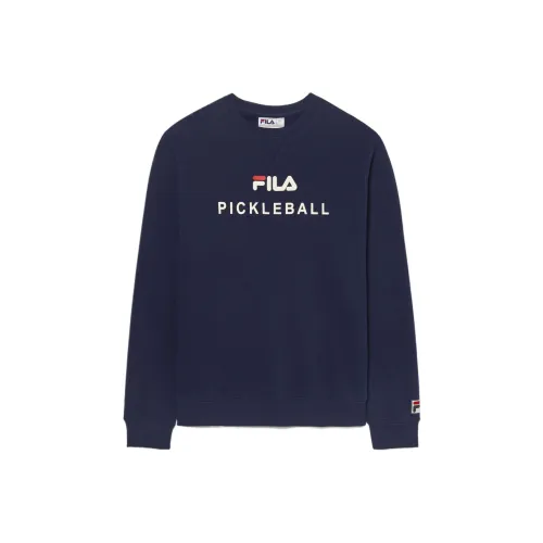 FILA Унисекс Свитшот Pickleball Унисекс Морской синий