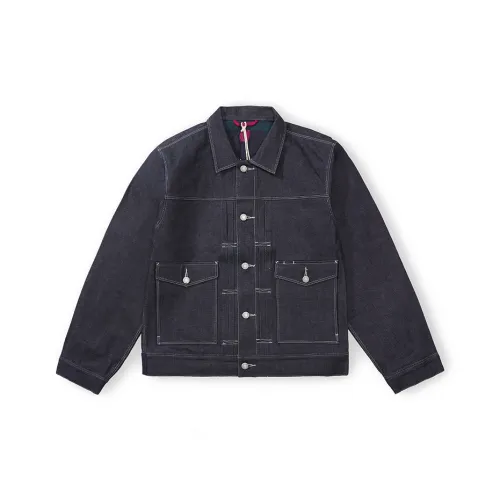 TEKABLU Куртка Мужская Джинсовая Синяя