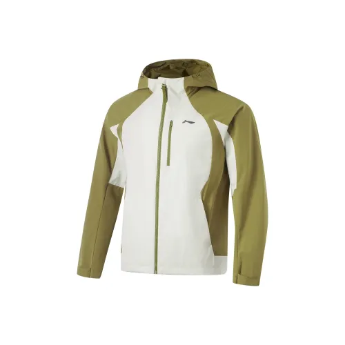 Лайнер Fitness Series Водонепроницаемый Ветрозащитный Дышащий и Устойчивый к Износу Ветровка Мужской Кремовый Умбра