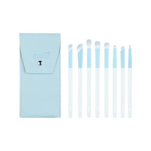 MSQ 8 шт Синий Пузырьки Тени для век Щетка Набор Beauty Tool Смешанный Детали Мягкая кожа Дружественная Форма Для Тени