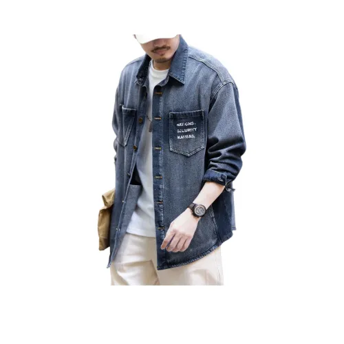 GELANLU Весна Рубашка Свободный крой Унисекс