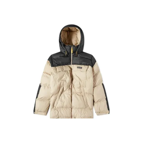 Columbia С капюшоном свободный крой утолщенный стандартное издание хлопковый пуховик мужской бежевый