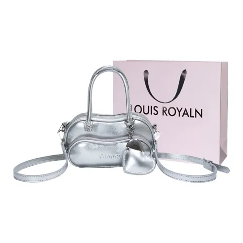 LOUIS ROYALN ПУ (полиуретан) Сумка через плечо Одно плечо Стандартная Унисекс Экрю Серебристый Черный Розовый