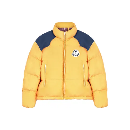 MONCLER GENIUS x PALM ANGELS Пуховик Унисекс Желтый Синий