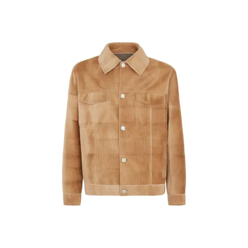 FENDI Куртки и Пальто Мужской Светлый Умбра