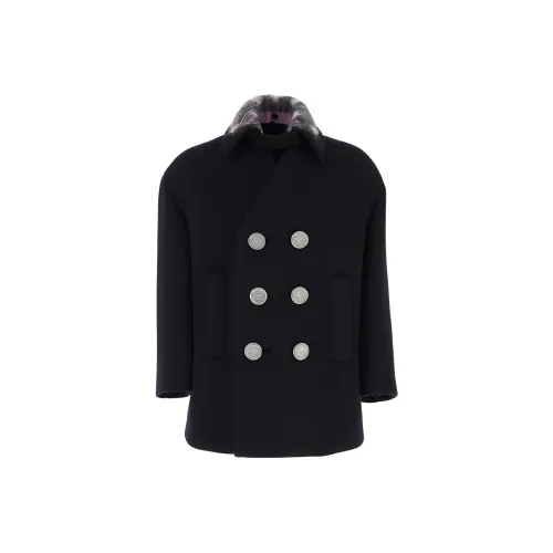 PRADA Мужское черное пальто