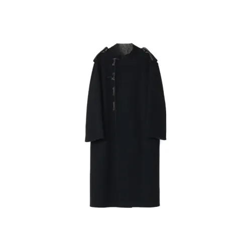 Yohji Yamamoto Черное Мужское Пальто
