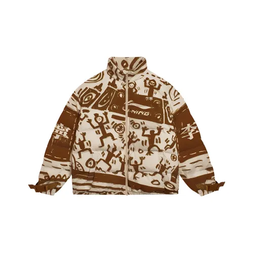 LINING Sports Life Collection Коричневый Мужской Пуховик