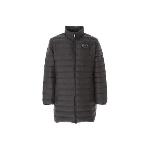 EMPORIO ARMANI EA7 Черный Мужской Пуховик