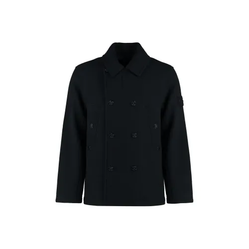 STONE ISLAND Ghost Collection Синий Мужской Пальто