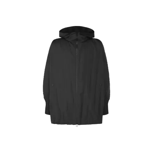 Homme Plissé Issey Miyake SS24 Куртки и Пальто Мужской Черный