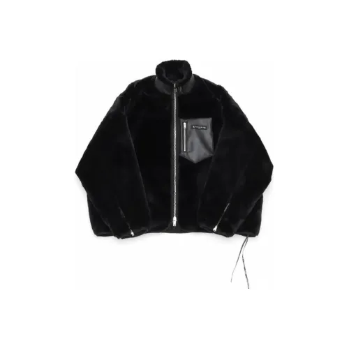 MASTERMIND WORLD Черный Унисекс Бархатные куртки