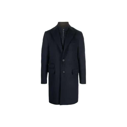 CORNELIANI Пальто Мужское Морской Синий