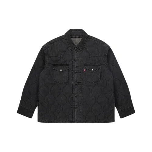 Levis x CLOT Co Фирменный черный унисекс куртки