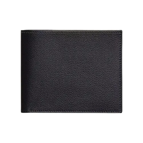 HERMES Citizen Twill Evercolor Телячья кожа Держатель для карт Мужской Темно-синий