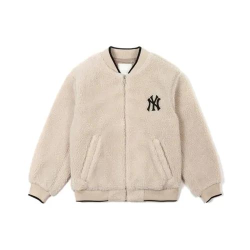 MLB Нью-Йорк Янкис Бежевый Унисекс Бархатные куртки