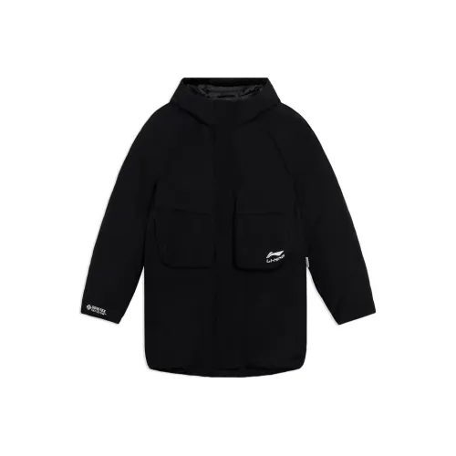 LINING Sports Basketball Collection Черный Мужской Пуховик