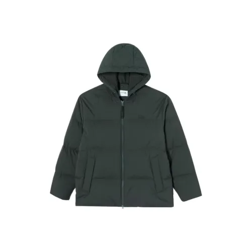 LACOSTE Пуховик Мужской Темно-хаки Зеленый