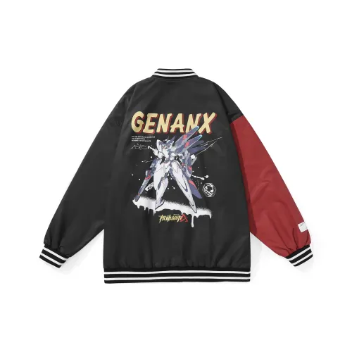 GENANX x JIDONGDUSHIAERFA LIANMINGKUAN Бейсбольная куртка Унисекс