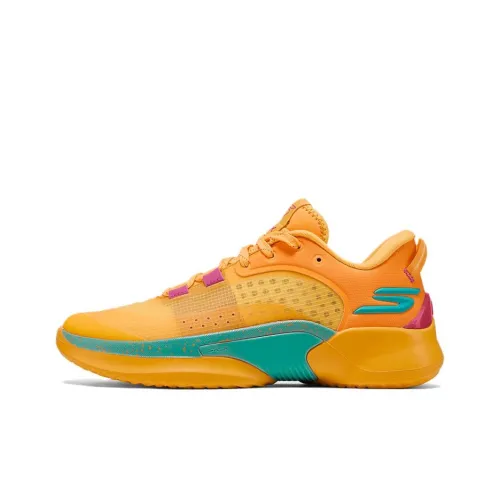 Skechers MEN'S GO BASKETBALL Обувь Низкий Топ Оранжевый Мужской