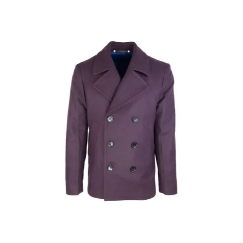 PS By Paul Smith Пальто Мужское Фиолетовое