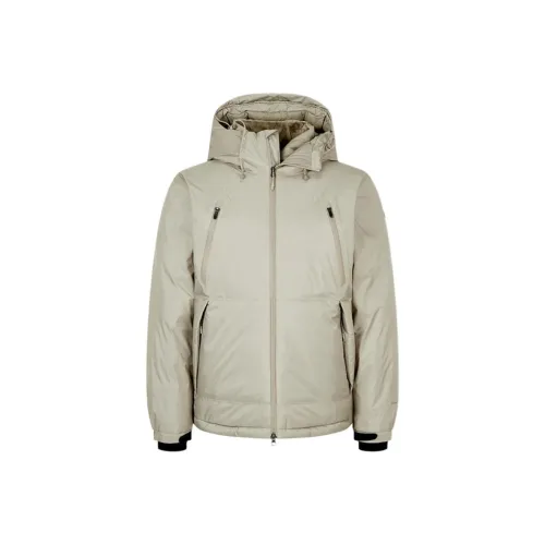 Columbia совместный бренд Титан Пуховик Мужской Серый Бежевый