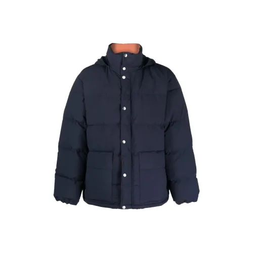 JIL SANDER Синий Мужской Пуховик