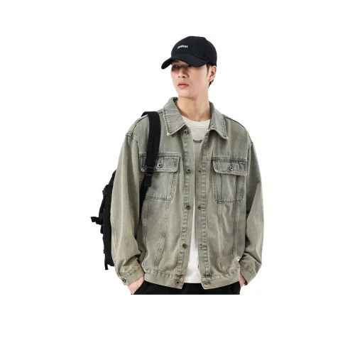 VALKOMM Denim Jacket Unisex Vintage Blue VALKOMM Деним Куртка Унисекс Винтаж Синий