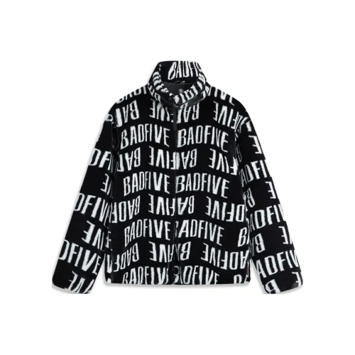 LINING Badfive Velvet Feel Куртка Мужская с принтом "Черный повсюду"