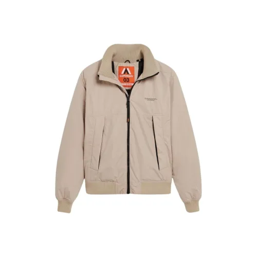 SUPERDRY Куртки и Пальто Мужской Светлый Умбра