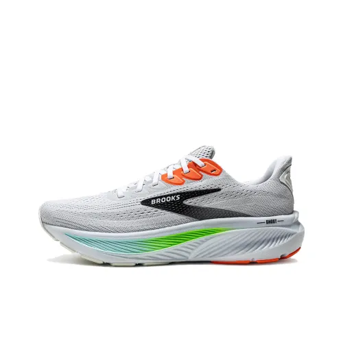 Brooks Ghost 17 Беговые кроссовки Низкий топ Серый/Белый/Зеленый Мужской