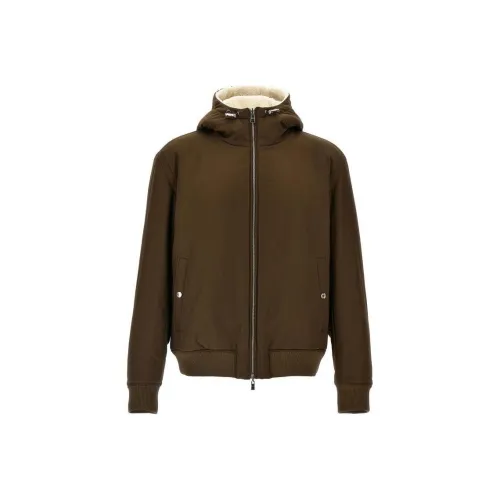 Hugo Boss Куртки и Пальто Мужской Коричневый