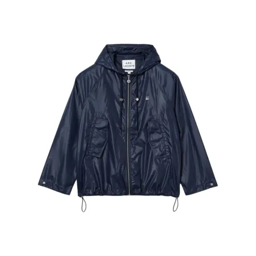 Куртки и пальто LACOSTE x A.P.C Мужские Морской Синий