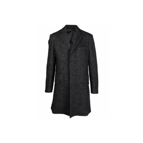 Ferragamo Черное Мужское Пальто