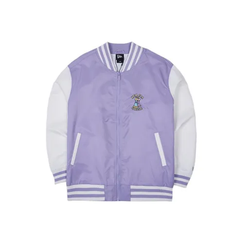 New Era Фиолетовый Унисекс Бейсбольные Джерси