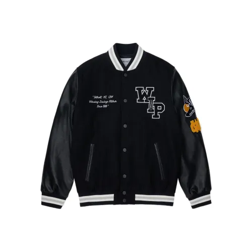 Carhartt WIP FW22 Бейсбольная куртка Унисекс Черный