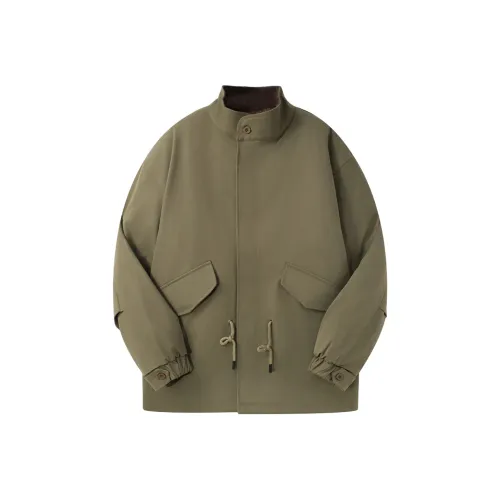 SHANTREE Куртки и Пальто Унисекс Армейский Зеленый