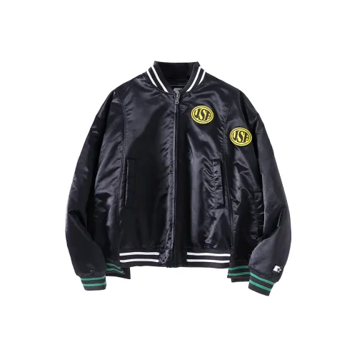 Starter Черный Унисекс Объёмные куртки (пуфы)