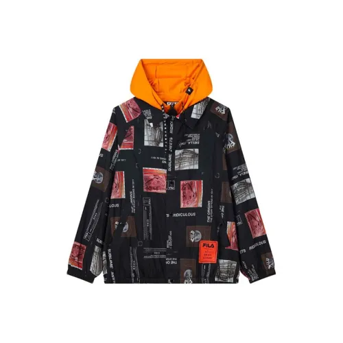 FILA MIHARA YASUHIRO Collaboration Collection Черная мужская одежда с защитой от солнца