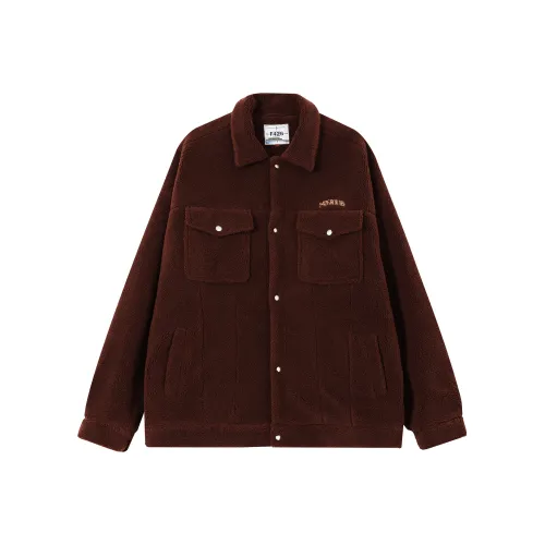 F426 Letter Stand Collar Loose Fit Moderate Cotton Down Unisex