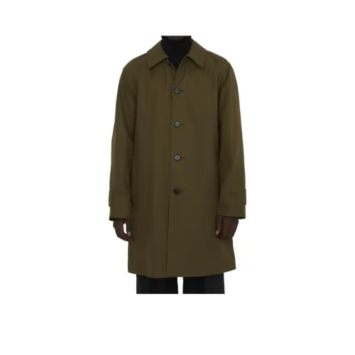 Burberry Зеленое Мужское Пальто