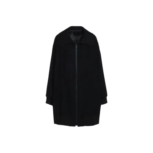 Yohji Yamamoto Черное Унисекс Пальто