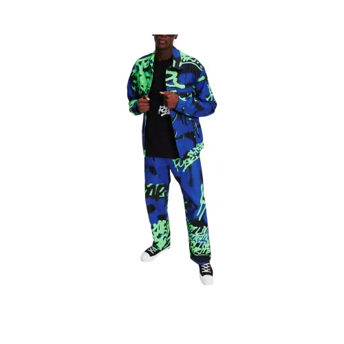 Karl Lagerfeld x CRAPULE2000 Куртки и Пальто Мужской Промытый Синий