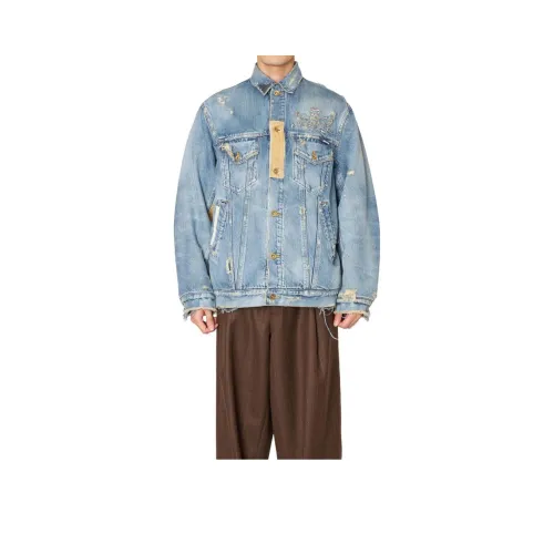 Колор Denim Куртка Мужская Джинсовая Синяя