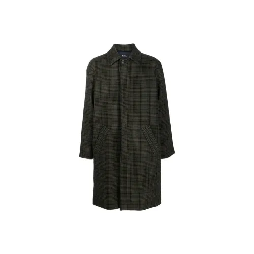 A.P.C. Joint Paragraph Серый Мужской Пальто