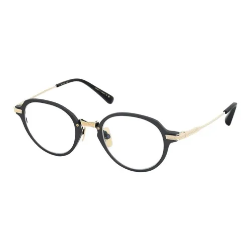 DITA Титан Овал Оправы для очков Унисекс Черный Золото