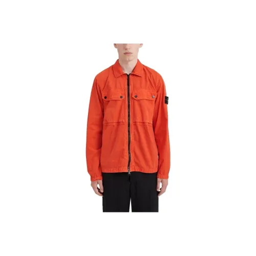 Stone Island Оранжевые Мужские Куртки