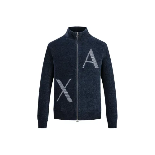 ARMANI EXCHANGE Темно-синие мужские куртки